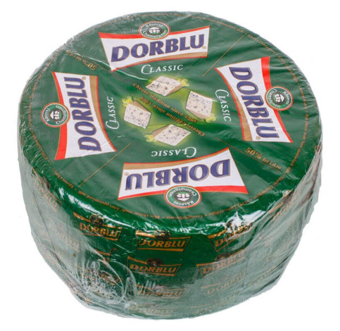 Сир Dorblu 50% ТМ Käserei Champignon – сир з блакитною пліснявою Сир Dorblu 50% ТМ Käserei Champignon